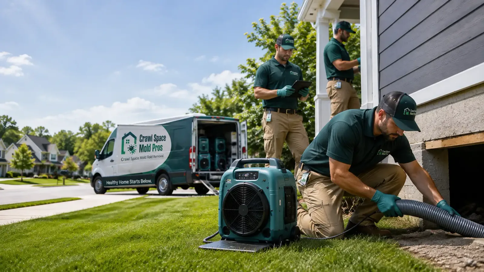 Crawl Space Mold Removal in Lake Ann, MI